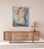 Found within Oneself | Oil And Acrylic Painting in Paintings by Eve Devore. Item composed of paper and synthetic in minimalism or mid century modern style