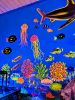 Underwater Sea Mural | Murals by Christine Crawford | Christine Creates | Palmetto Reef in West Columbia. Item composed of synthetic