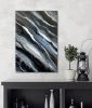 Nero Marquina | Prints in Paintings by Rhonda Deland. Item composed of paper compatible with boho and minimalism style