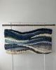 Wall Tapestry 'Glacier Drift' | Wall Hangings by Tissage Sauvage. Item made of wood & cotton compatible with boho and coastal style