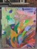 Amuse | Oil And Acrylic Painting in Paintings by Parineeta Patel- Nature Inspired Cosmic Abstracts. Item composed of canvas in eclectic & maximalism or coastal style