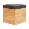 Zuma Para solid wood storage stool | Chairs by Modwerks Furniture Design. Item composed of wood in minimalism or contemporary style