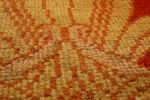 Antique Floral Red and Beige Silk Rug 13282 | Area Rug in Rugs by Rug and Kilim