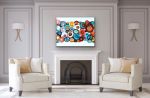 Lava Path | Oil And Acrylic Painting in Paintings by Laura Van Horne Art. Item made of synthetic