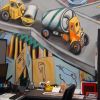 EDA Contractors Mural | Street Murals by Paul Santoleri | EDA Contractors Inc in Bensalem. Item made of synthetic