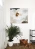 Oia | Oil And Acrylic Painting in Paintings by Emily Tingey. Item composed of canvas & synthetic