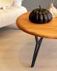 Solid Wood Round Coffee Table , Handmade Custom COffee Table | Tables by OzzWoodArt. Item made of wood compatible with mid century modern and contemporary style
