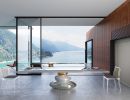 Pebble Dining Table Glass Top by Workshop Gaea | Tables by Gaea Craft. Item made of bronze with glass works with modern style