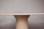 Travertine Dining Table.Marble Dining Table.Dining Room | Tables by HamamDecor LLC. Item made of marble compatible with minimalism and contemporary style