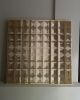 Grid - Beige and Creme | Tapestry in Wall Hangings by Fault Lines by Matthias de Vogel. Item made of fabric