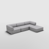 Sofa Lounge with Ottoman | Couch in Couches & Sofas by Bend Goods. Item composed of fabric