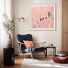 Large square abstract painting print by Sarina Diakos | Prints in Paintings by Sarina Diakos Art. Item in minimalism or contemporary style