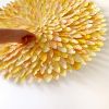 "Red Avadavat", "Rufous-backed Kingfisher" and "Yellow Warbler" paper feather artworks | Mixed Media by Mondocherry | Cafe Claremont in Malvern. Item made of paper with synthetic