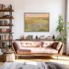 Golden Moment | Prints in Paintings by Victoria Primicias. Item composed of wood and canvas in minimalism or contemporary style