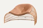 Neo Rattan Lounge Chair | Chairs by Monarca Goods. Item composed of synthetic in boho or coastal style