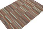Vintage Persian Kilim in Panel-Weave with Polychromatic | Area Rug in Rugs by Rug and Kilim