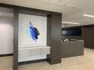 Triple Scribble (Blue) Wall Sculpture | Wall Hangings by Ryan Coleman. Item made of synthetic