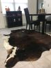 Cowhide Rug Accessories | Area Rug in Rugs by Gypsy Mountain Skulls. Item composed of fiber in contemporary or country & farmhouse style