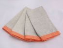 Mitered Corner Linen Napkins | Linens & Bedding by Made Cozy. Item made of linen