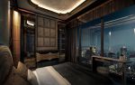 Bedroom with panoramic view | Interior Design by Egle Mieliauskiene | Wallich Residence in Singapore