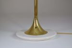 Pala Floor Lamp | Lamps by Jonathan Amar Studio | Spirit Gallery in Salé. Item composed of brass and marble