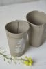 Gray Tree Mugs Set of 2 | Drinkware by ShellyClayspot. Item composed of stoneware