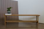Amble Bench | Benches & Ottomans by HALF HALT | Reinli Street in Austin. Item made of oak wood compatible with minimalism and contemporary style