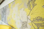 Yellow Magnolia Cafe Custom Mural | Wall Treatments by Jill Malek Wallpaper | Brooklyn Botanic Garden in Brooklyn