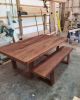 Harper Modern | Dining Table in Tables by Lumber2Love. Item composed of oak wood and steel in mid century modern or contemporary style