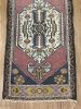 Hand-woven Turkish Rug Doormat| 1.11 x 4 | Small Rug in Rugs by Wool and Rug. Item composed of wool compatible with boho and contemporary style