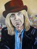 Tom Petty | Oil And Acrylic Painting in Paintings by Natalie Jo Wright. Item made of canvas