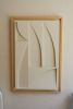 No. 110 Japandi Plaster Wall Relief - Scandinavian Decor | Wall Sculpture in Wall Hangings by Joseph A