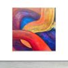 Spacetime is Doomed | Oil And Acrylic Painting in Paintings by Kim Powell Art. Item made of canvas with synthetic works with contemporary & eclectic & maximalism style