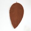 Set of Giant Fiber art leaf soft sculptures | Macrame Wall Hanging in Wall Hangings by YASHI DESIGNS by Bharti Trivedi | Netflix Los Angeles in Los Angeles. Item composed of cotton compatible with minimalism and contemporary style