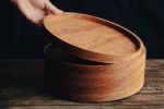Cherry Rim Plates | Dinnerware by Big Sand Woodworking. Item made of wood