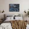 Energy Abstract Black Canvas Painting 30X40 | Oil And Acrylic Painting in Paintings by Monika Kupiec Abstract Art. Item made of canvas with synthetic works with contemporary & art deco style