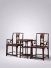 Imperial Ming Style South Official's Hat Armchair Trio Set | Chairs by Dynasty Artisan. Item made of wood compatible with contemporary and eclectic & maximalism style