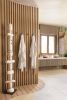 Vertical stackable totem sculpture in white | Sculptures by Ingrid Vermulst by Studio Wild Orange | CASA DECOR 2026 in Madrid