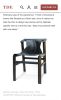 Chair 1901 - BLACK | Dining Chair in Chairs by Espina Corona | Buenos Aires in Buenos Aires. Item made of wood with leather