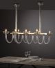 id041 | Chandeliers by Gallo. Item composed of metal & glass