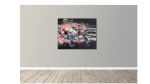 'Hibiscus Burst' fine art print on canvas | Prints by Judy Century Art. Item composed of paper