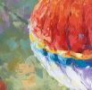 "Hot air balloons" original palette knife oil painting | Oil And Acrylic Painting in Paintings by OXYPOINT. Item composed of wood and canvas in contemporary or modern style