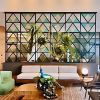 Stained Glass Screen | Divider in Decorative Objects by Debbie Bean | Cumulus in Los Angeles. Item made of glass