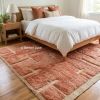 Wool Rug Handmade Area Rug, Moroccan Style Wool Carpet, | Rugs by Berber Luxe. Item made of wool works with boho & art deco style