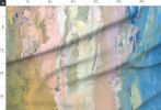 Belgian Linen Fabric Art Panel: Beloved by Dorothy Fagan | Textiles by Dorothy Fagan Fine Arts. Item made of linen compatible with mid century modern and contemporary style