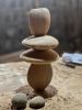 Zen Sculptural Side Table | Tables by THE STUDIO GRAIN. Item composed of wood in minimalism or mid century modern style