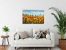Spring In To Summer | Oil And Acrylic Painting in Paintings by Lisa Elley ART. Item composed of canvas and synthetic