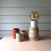 Shorty Pop Lamp | Table Lamp in Lamps by Perch Objects. Item composed of wood and ceramic in mid century modern or coastal style