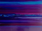 Good Vibrations.  Painting | Oil And Acrylic Painting in Paintings by Alice Lipping | Astoria Park Wine & Spirits in Queens. Item composed of canvas and synthetic