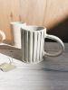 Ceramic Lined Mug in Grey | Drinkware by Bridget Dorr. Item composed of ceramic